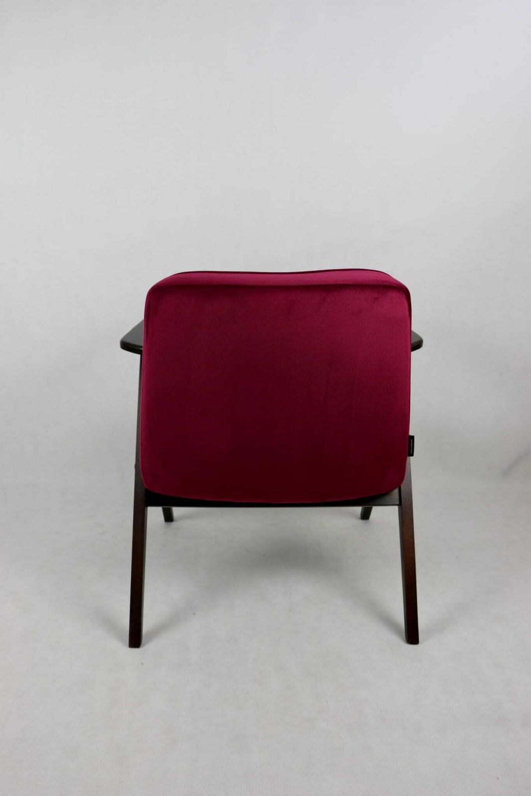 Bunny Bunny Armchair, 1970s, Burgundy, Raspberry, Designed By J.Chierowski photo vinterior