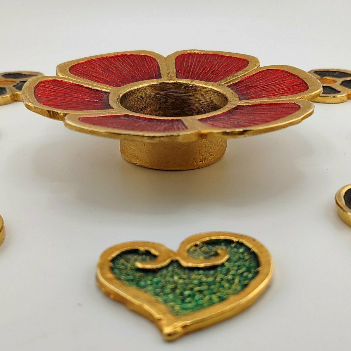 Bougeoir et bijoux de table en bronze, Stephane Galerneau (XXe) photo 259.0