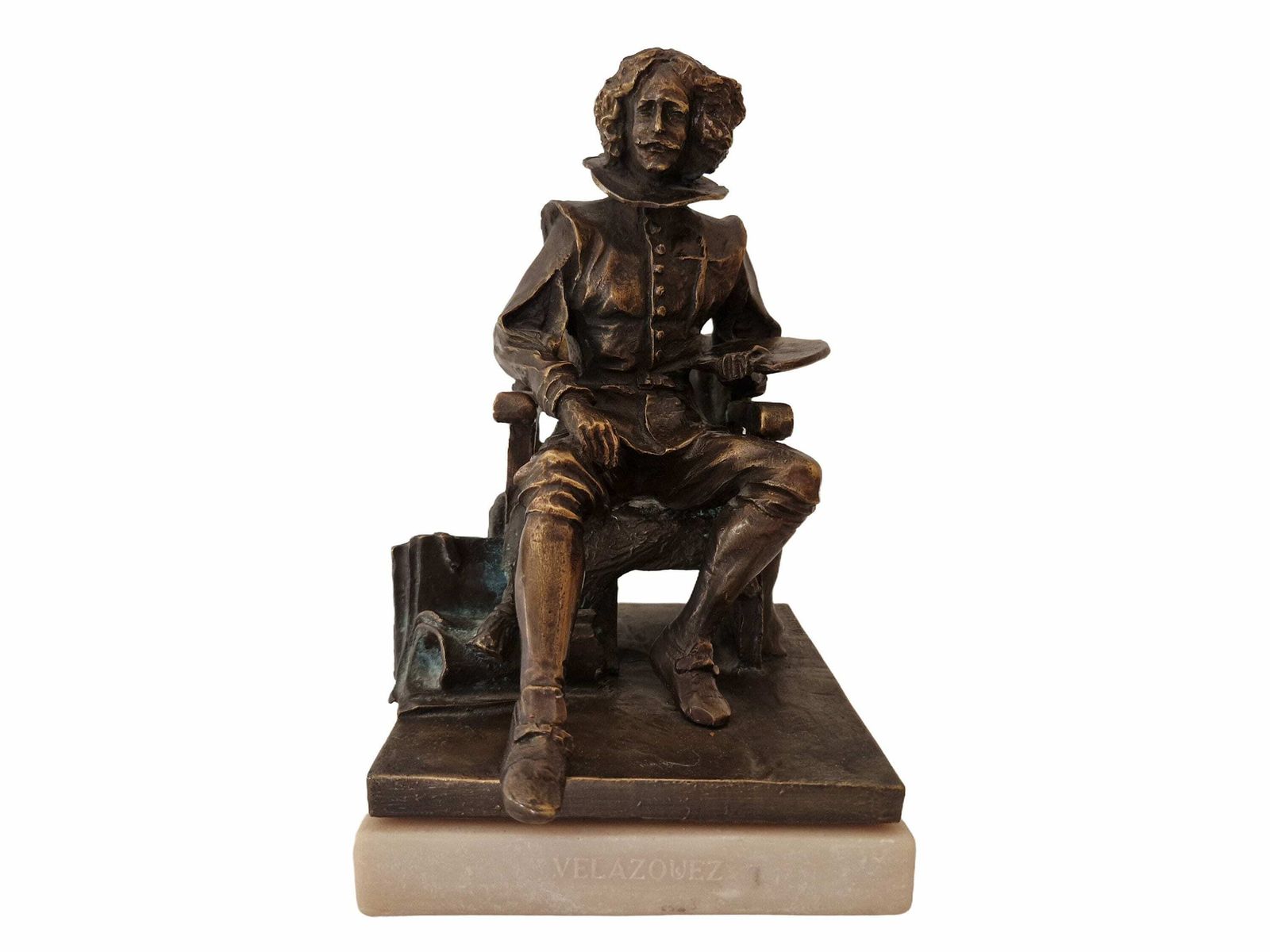 Diego Velazquez Resin Figurine, Museum Art Reproduction Statuette