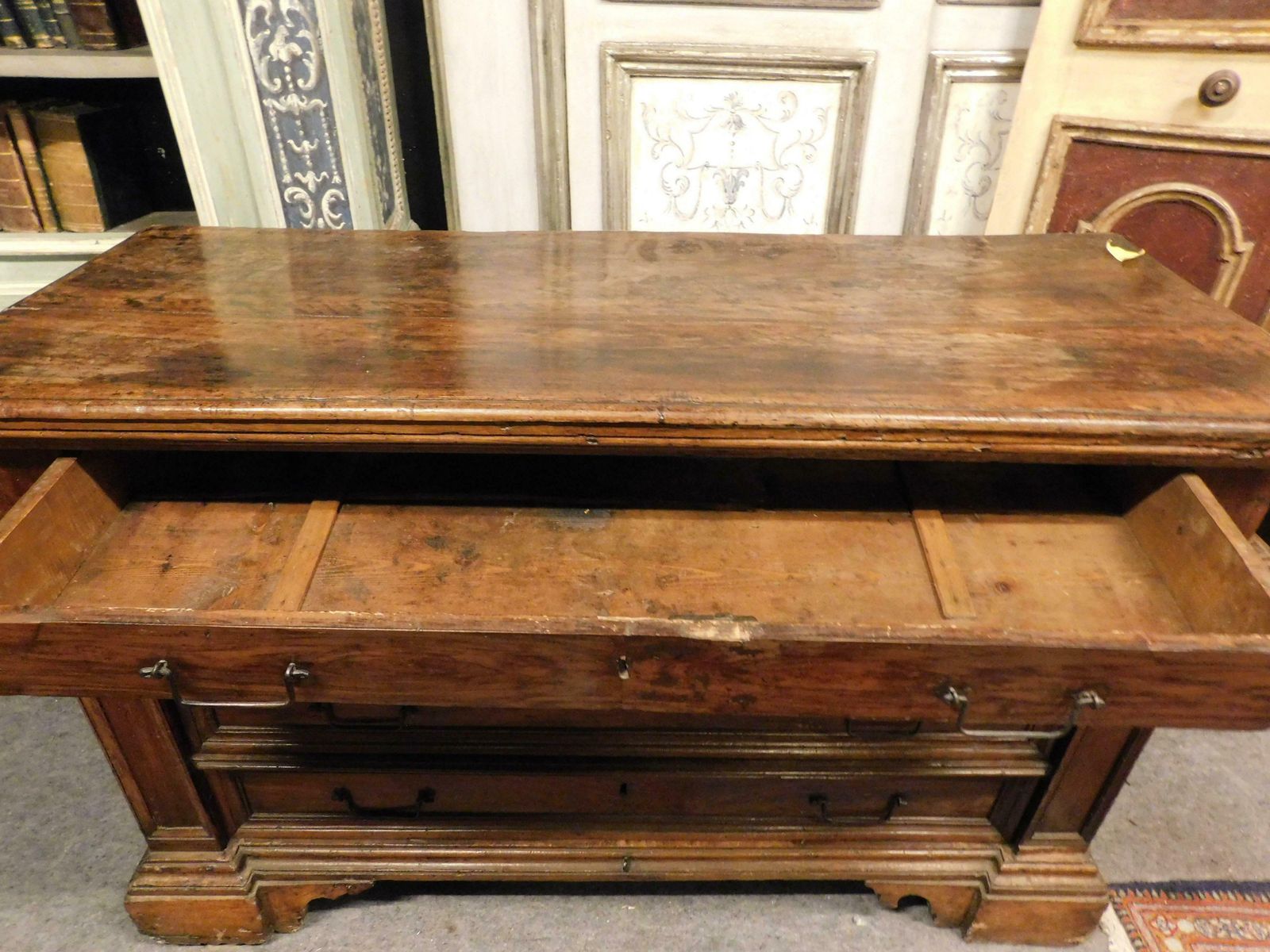 photo furniture Walnut Chest Of Drawers, Bedroom Chest Of Drawers, Central Italy £4,214.46