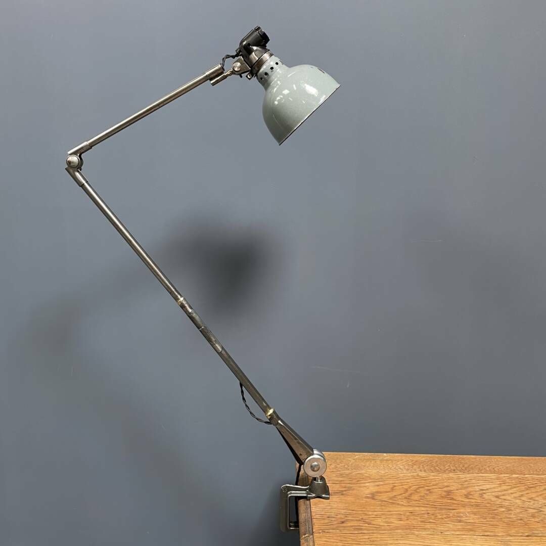Verlichting Grote Gepolijste Rademacher Klemmlamp photo