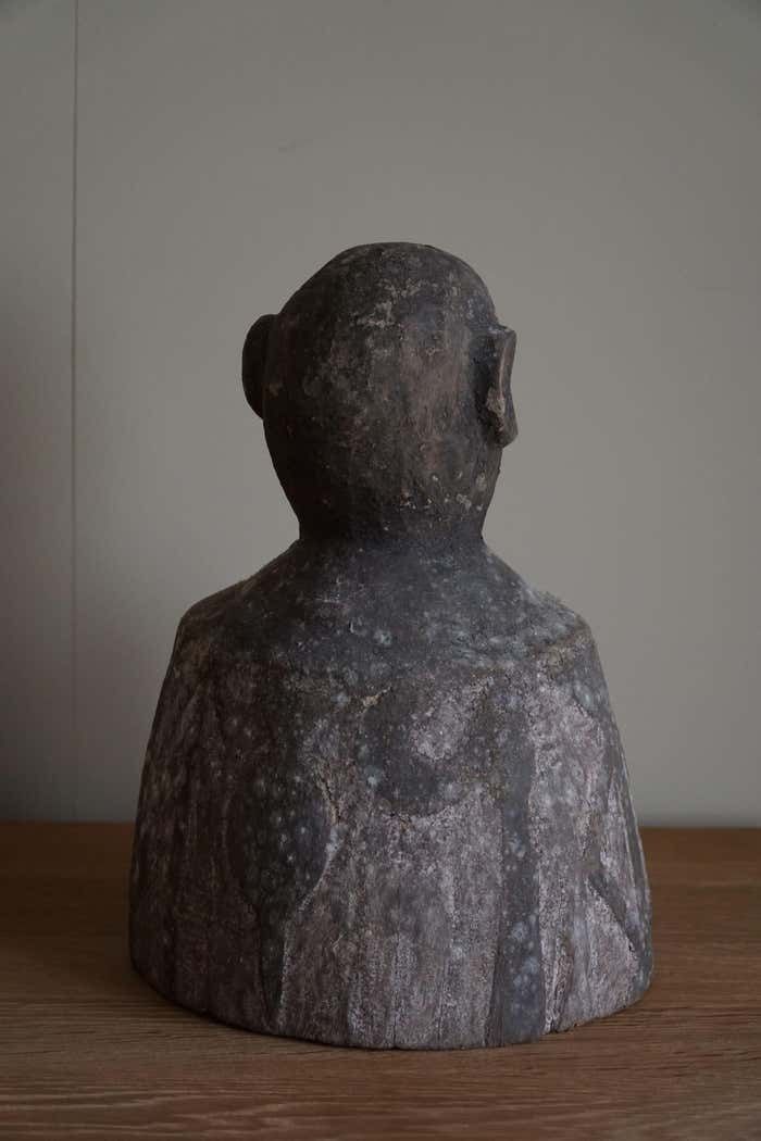 Mid Century, Decorative African Wooden Sculpture, Made In The 1940 50s photo vinterior