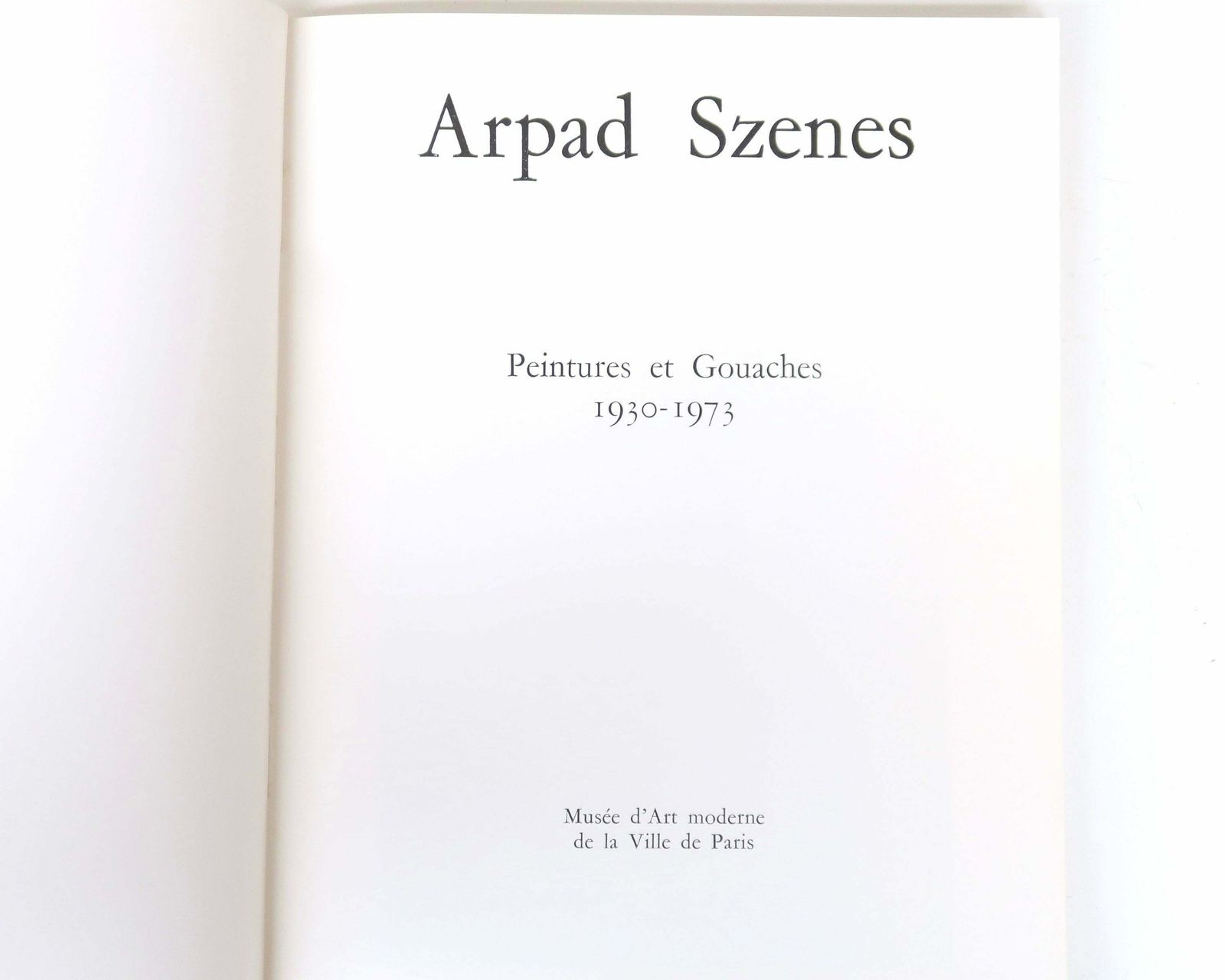 French Catalog : Arpad Szenes, Peintures Et Gouaches 1930   1973, Musée D'art Moderne Paris 1974 / Book, Art, Abstract, Painting photo furniture