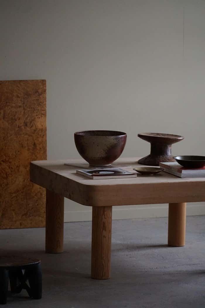 20th Century, Square In Pine With Chunky Legs By Rainer Daumiller, Danish Modern photo vinterior