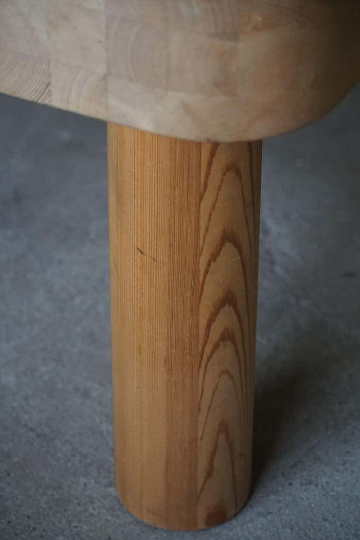 Furniture 20th Century, Square In Pine With Chunky Legs By Rainer Daumiller, Danish Modern photo