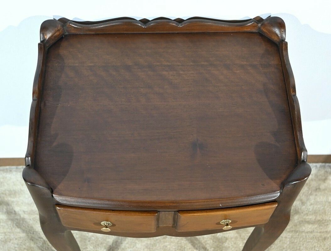 Small Walnut Living Room Table, Louis XV Style – 1st Part 20th photo 1154.59677426