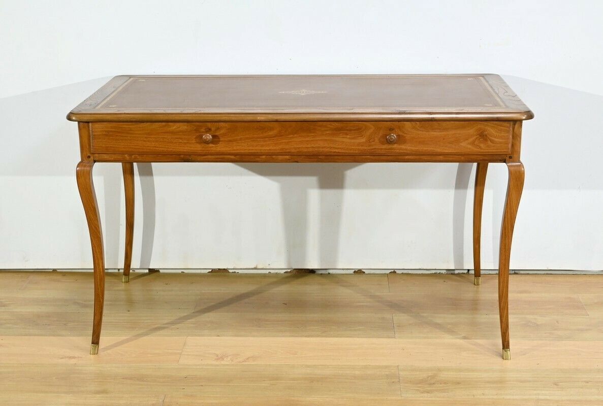Ash And Acacia Desk Table, Louis XV – 18th Century