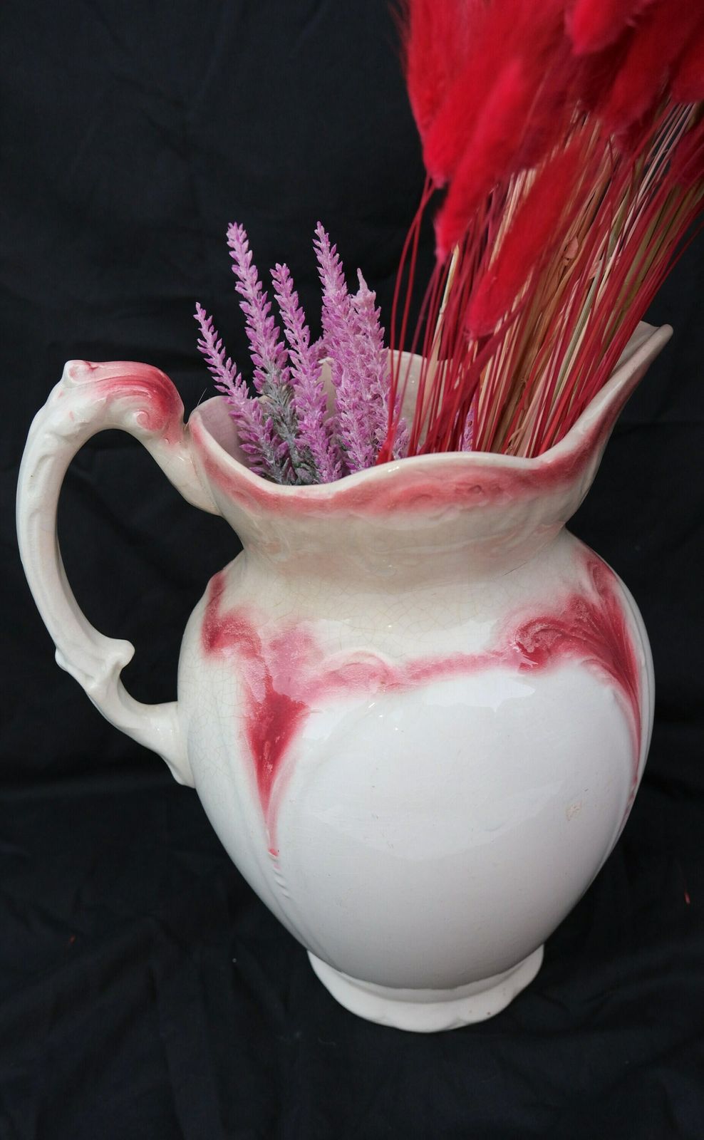 Ironstone Jug, Large Wash Jug Vase