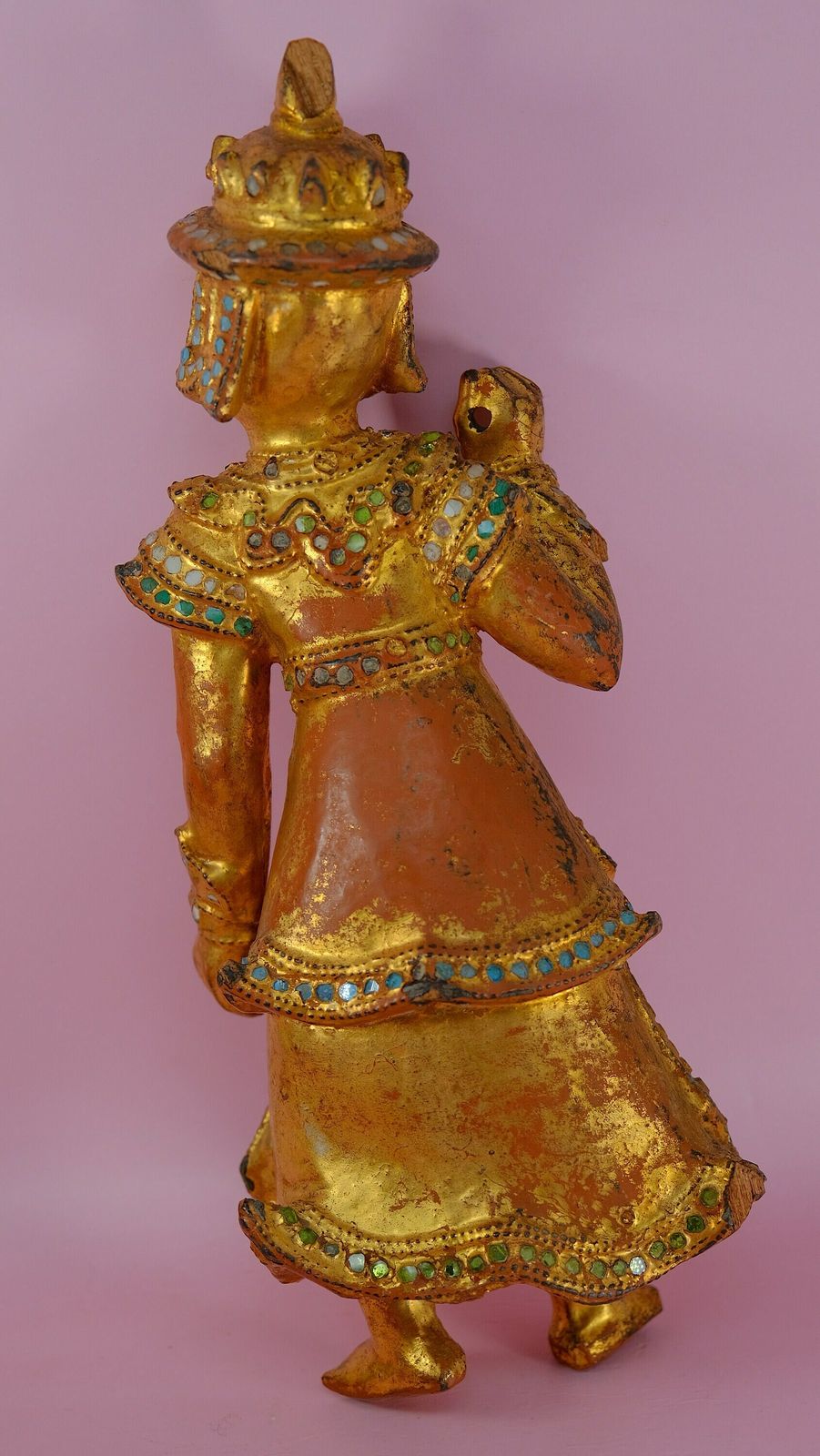 Burmese Art, Gilt Figure Burma, Nat photo Art