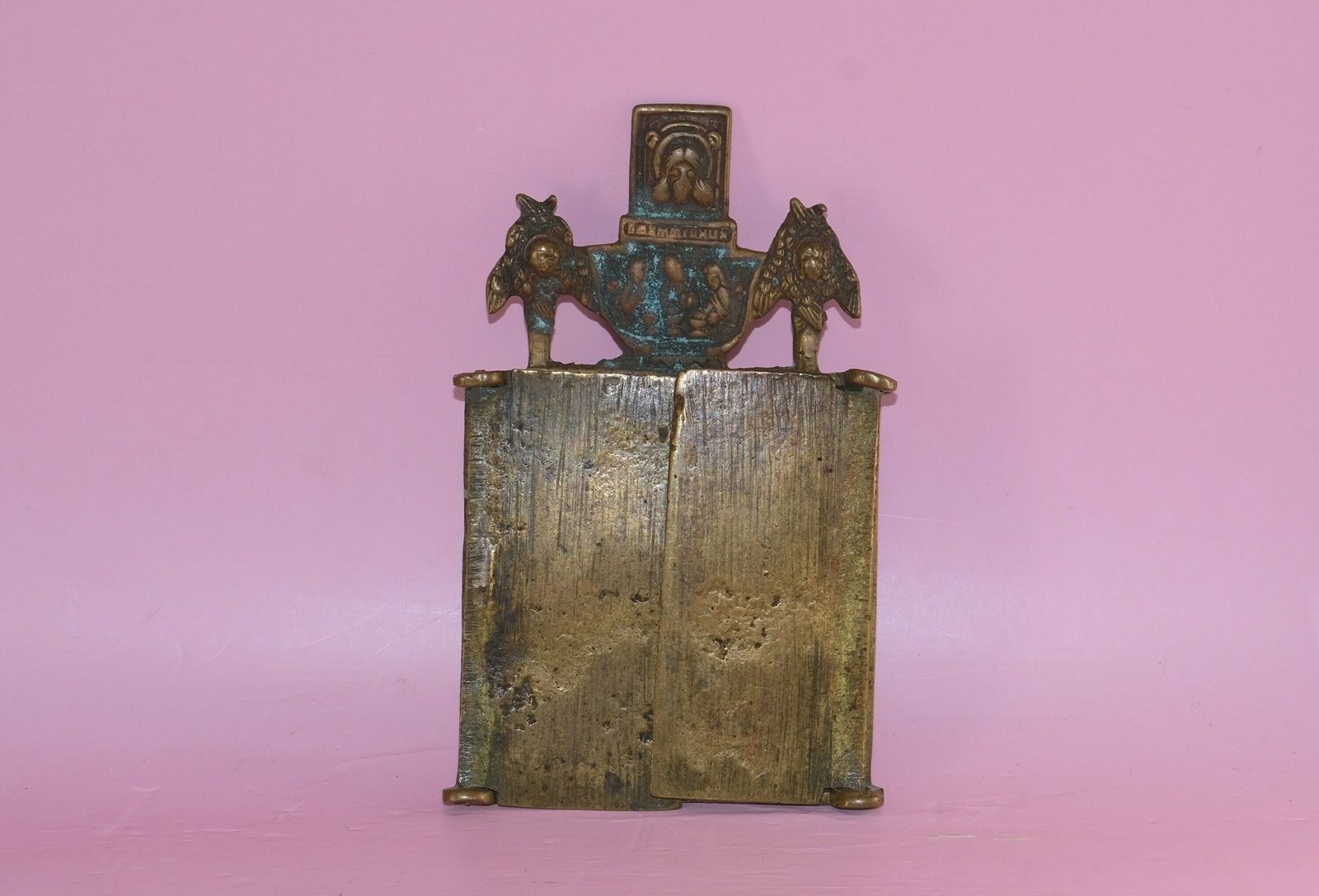 photo furniture Russian Brass Pilgrim Badge