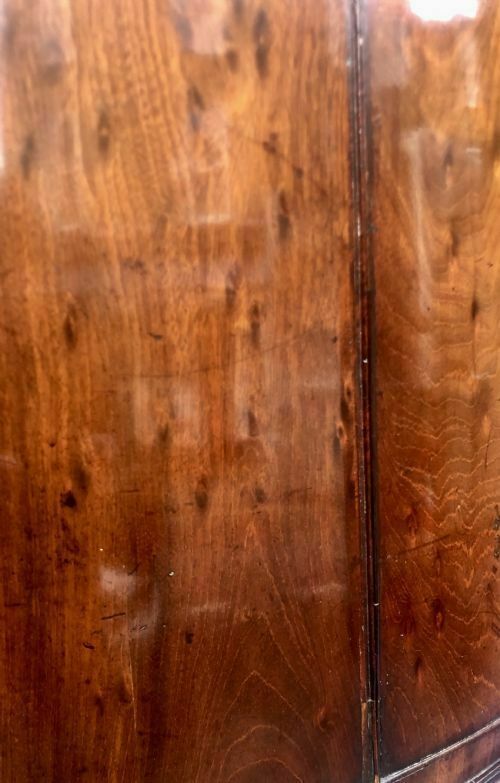 Bow Fronted Georgian Mahogany Corner Cupboard photo furniture