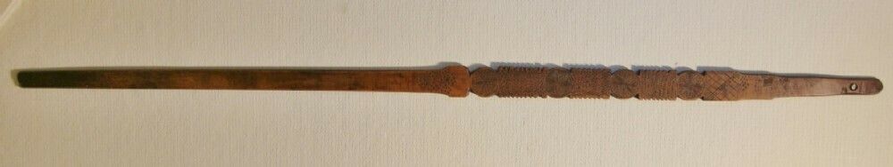 19th Century Carved Folk Art Distaff