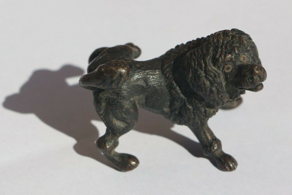 Art Humorous Late 19thc Cold Patinated Austrian Bronze 'Stephan Buchinger' Dog Cocking His Leg photo