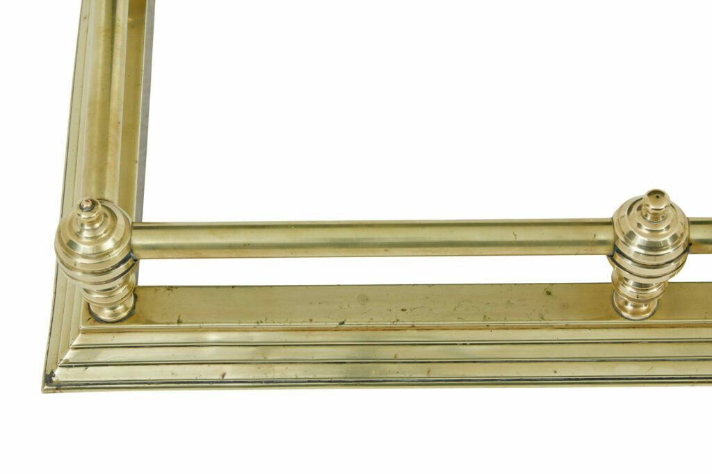 Early 20th Century Brass Fireside Fender photo furniture