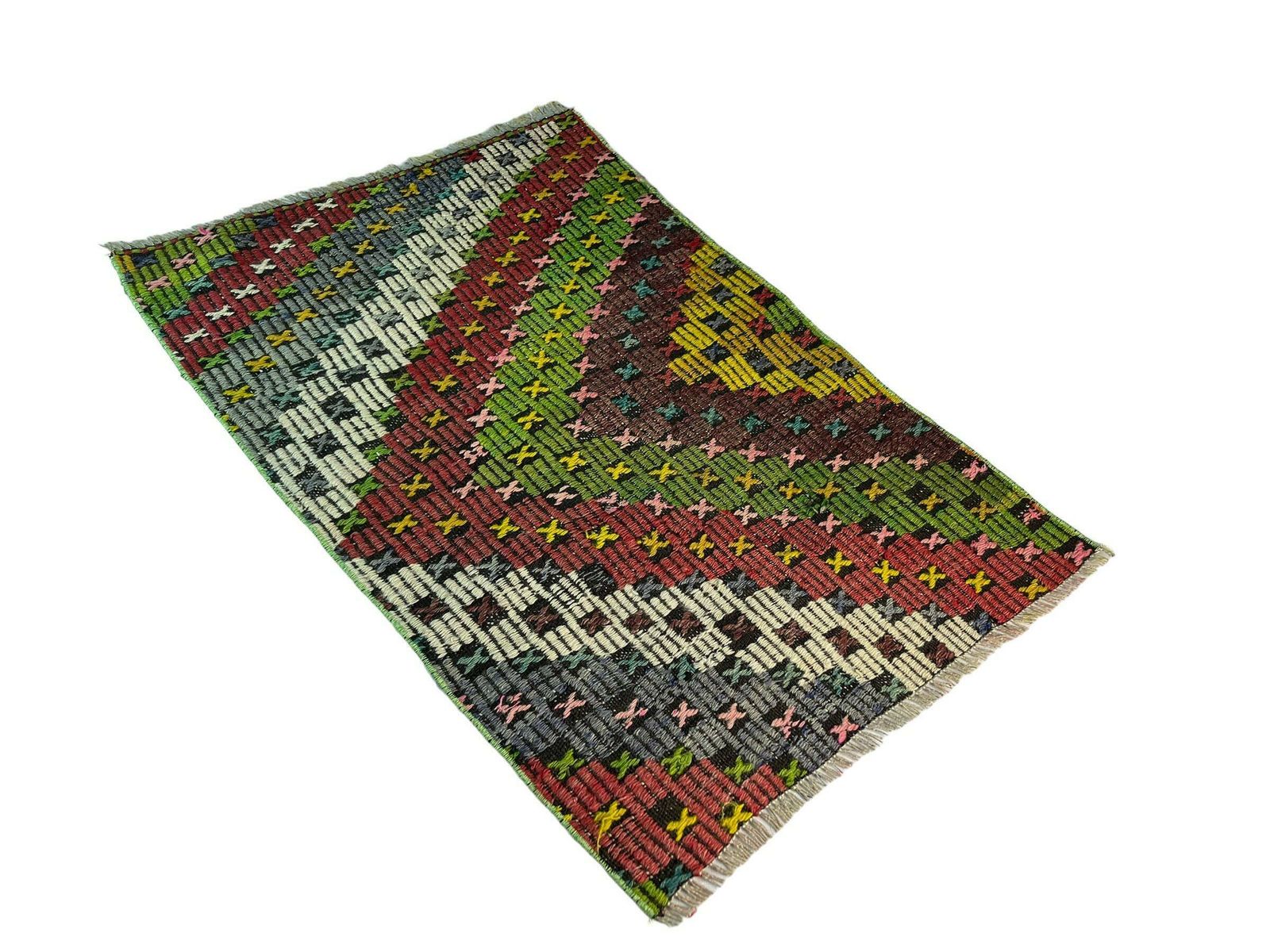 Turkish Mini Kilim Rug ,Vintage Anatolian Turkish Kelim 97 X 65 Cm photo furniture