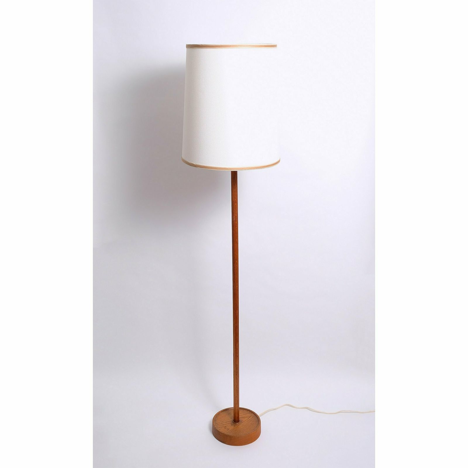 Teak Floor Lamp By Uno & östen Kristiansson, Luxus, Sweden, 1950s