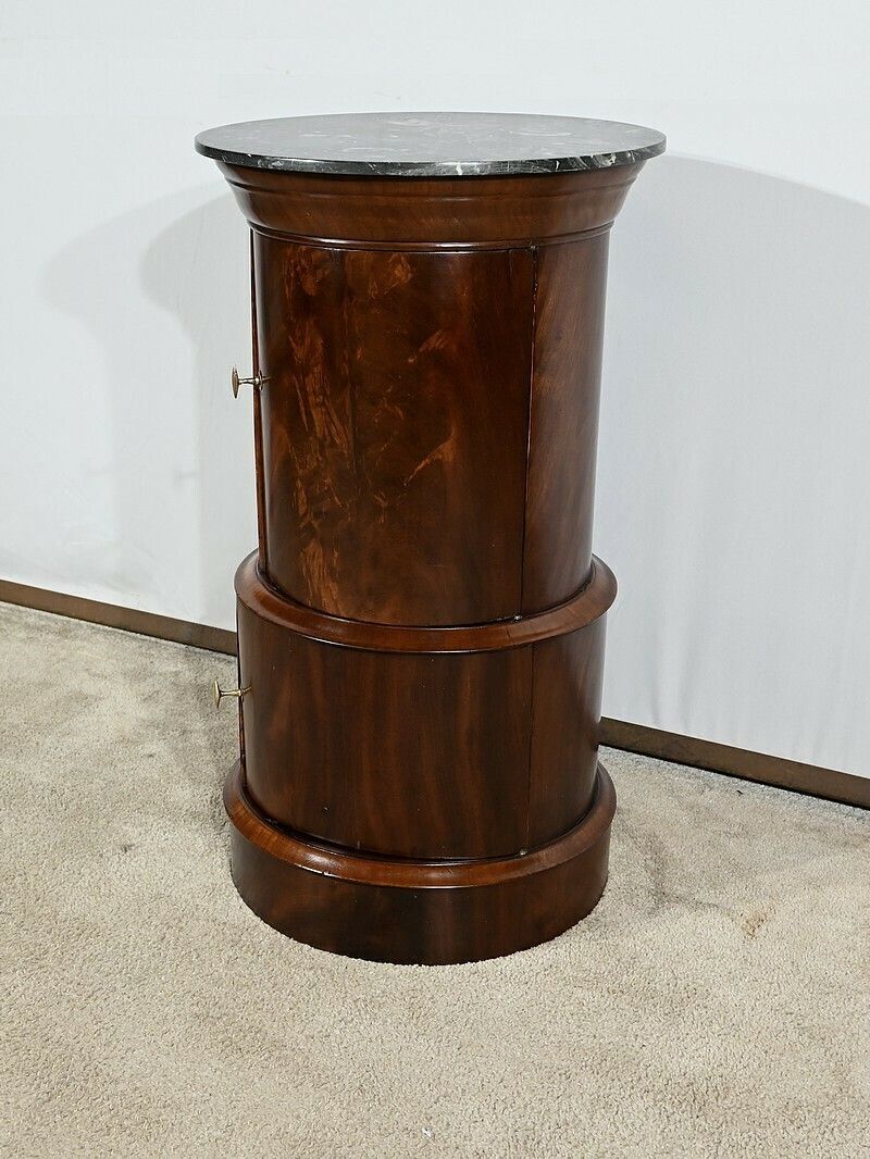 Rare Somno With Two Doors In Burl Mahogany, Empire Period – Early 19th Century photo for sale