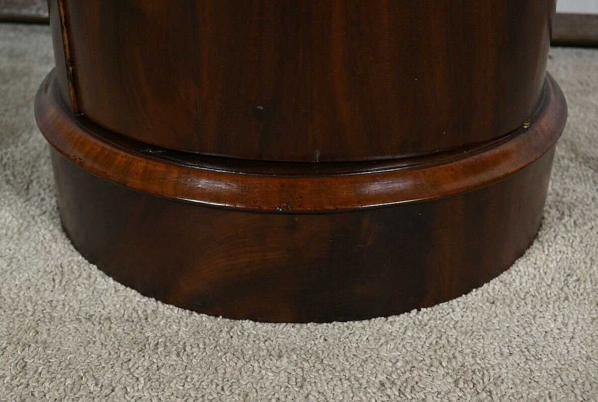 photo vinterior Rare Somno With Two Doors In Burl Mahogany, Empire Period – Early 19th Century