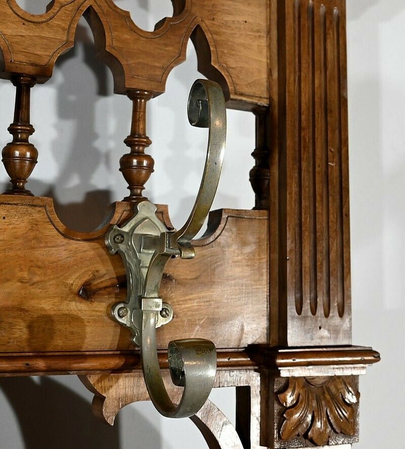 photo for sale Rare Vestibule Chest In Walnut – Late 19th Century
