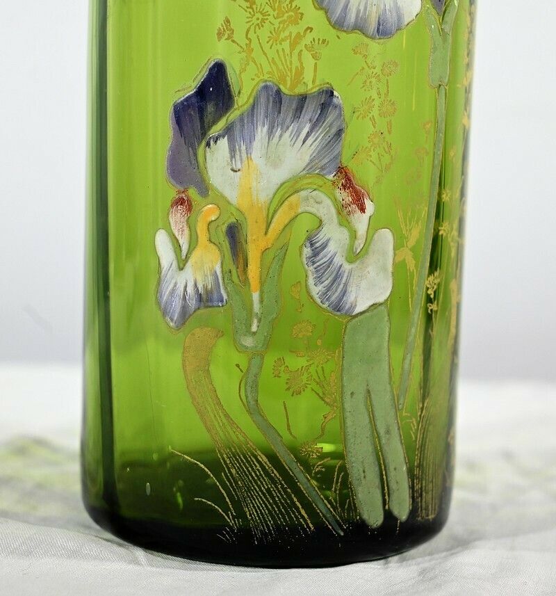 Legras Vase “Les Iris”, Art Nouveau – Late 19th Century photo buy