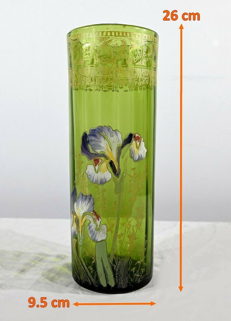 photo vinterior Legras Vase “Les Iris”, Art Nouveau – Late 19th Century