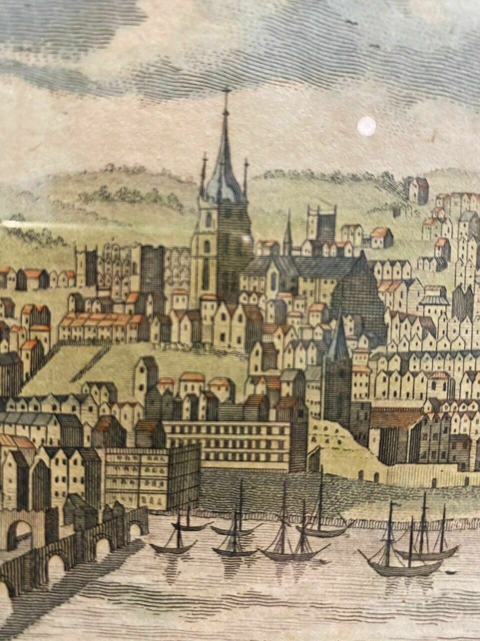 95.0 Ancienne Gravure, Vue Sur Le Port De Newcastle Au Début Du Xxe Siècle photo