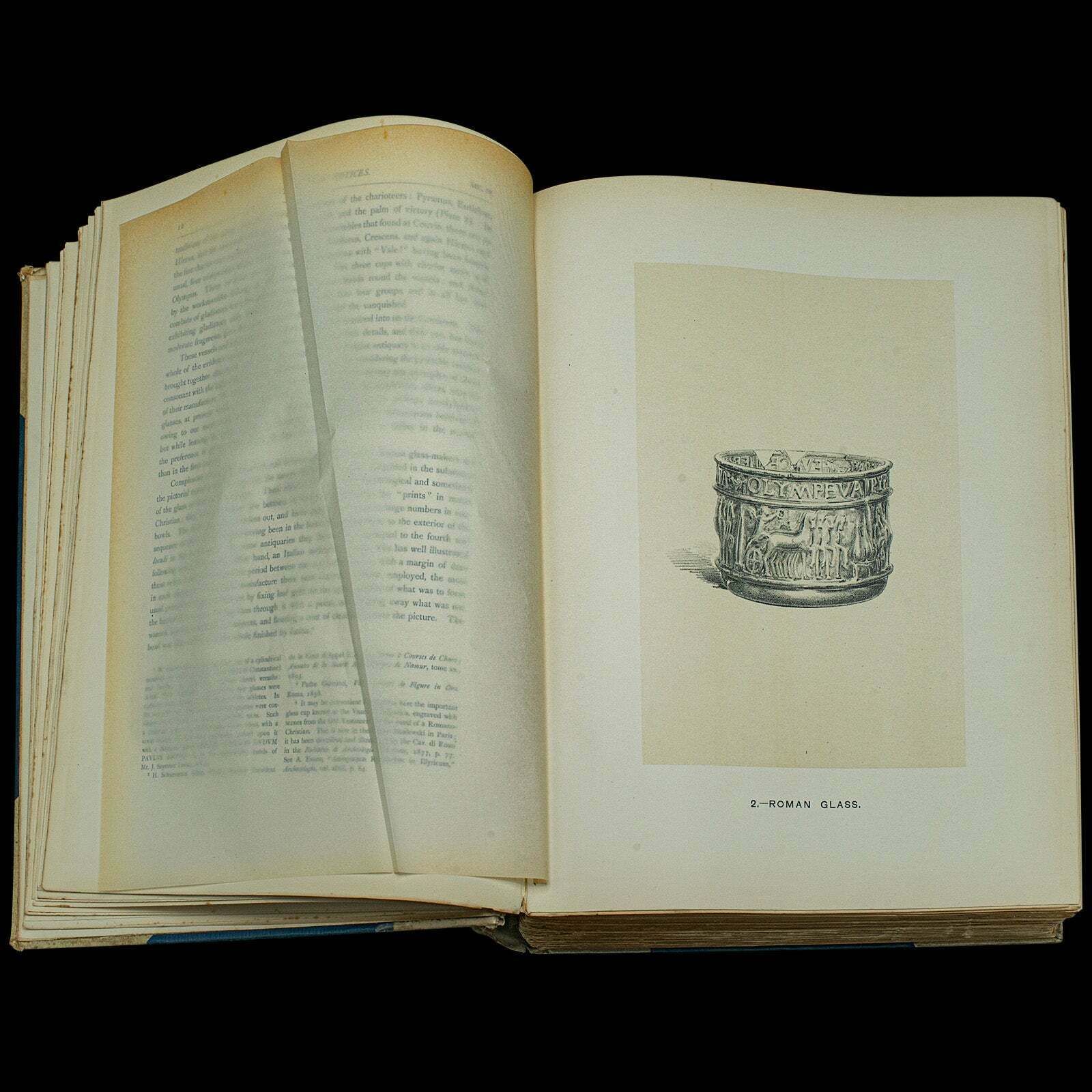Antique Reference Book, Old English Glasses, Hartshorne, History, Victorian photo buy