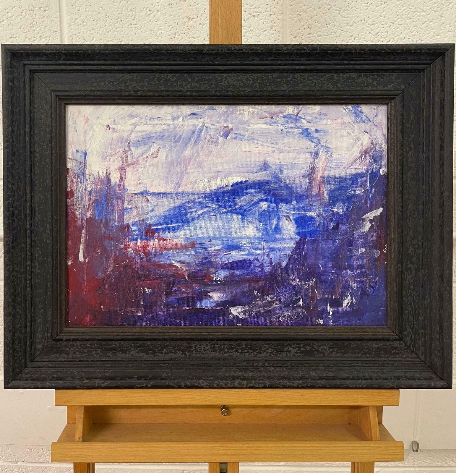 Angela Wakefield Blue Mountain Abstract Expressionist Painting By Contemporary British Artist  2001 photo for sale