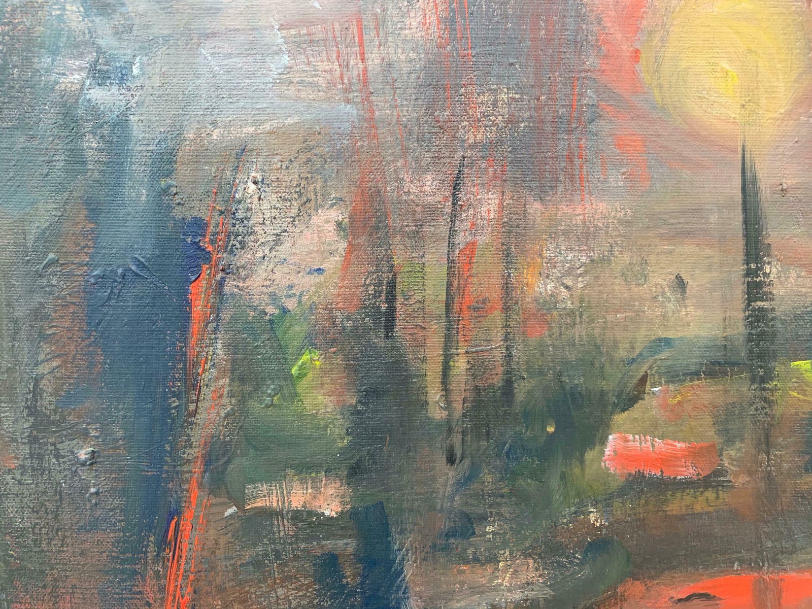 Angela Wakefield Dark & Atmospheric Abstract Expressionist Art By Contemporary British Painter  1999 photo vinterior
