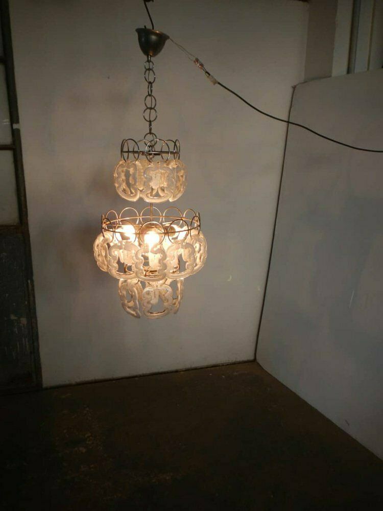Chandelier Attributed To Angelo Mangiarotti For Viscosi, 1960s photo furniture