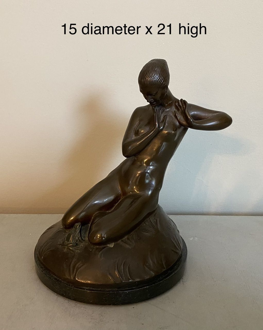 photo furniture Art Deco Bronze By C Neuhaus, 1920s