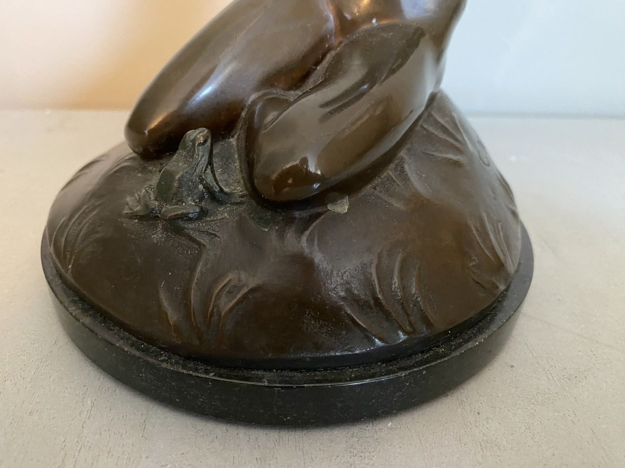 photo for sale Art Deco Bronze By C Neuhaus, 1920s