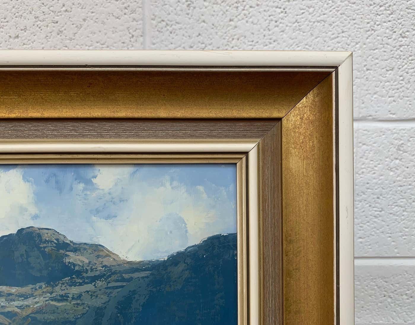 Arthur Terry Blamires Oil Painting Of The English Lake District By Modern British Landscape Artist 1986 photo vintage