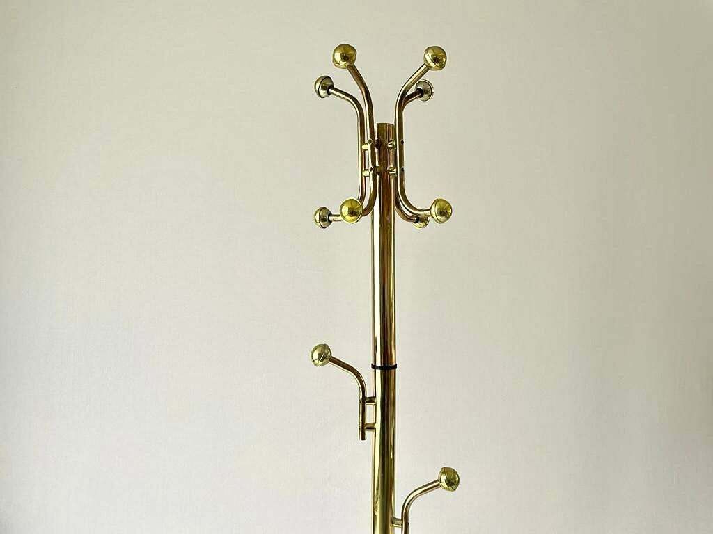 Standing Coat Stand With Marble Base, 1960s photo for sale