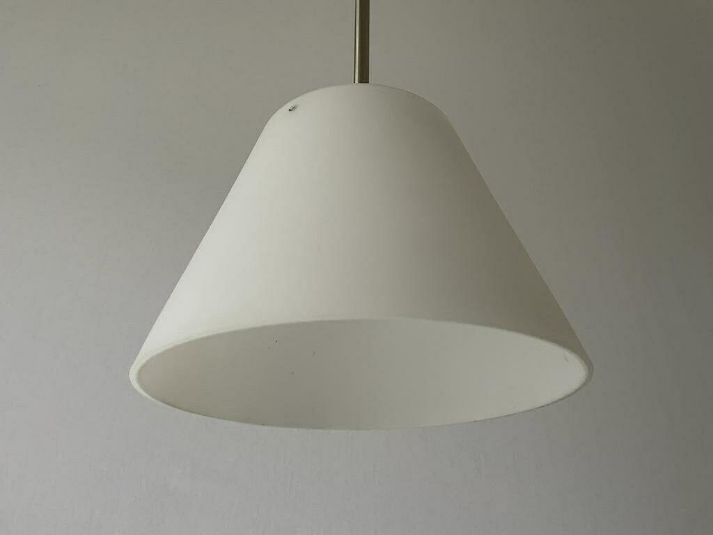 Glass Shade And Metallic Gray Body Adjustable Counterweight Pendant Lamp, 1970s, Germany photo 1946.0