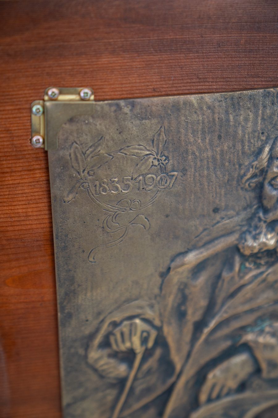 Bronze Cast In Bas Relief, Depicting Giosuè Carducci 1835 photo buy