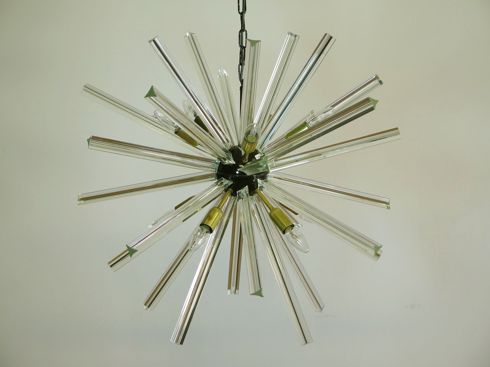 Lighting Crystal Prism Sputnik Chandeliers   30 Crystal Glass photo