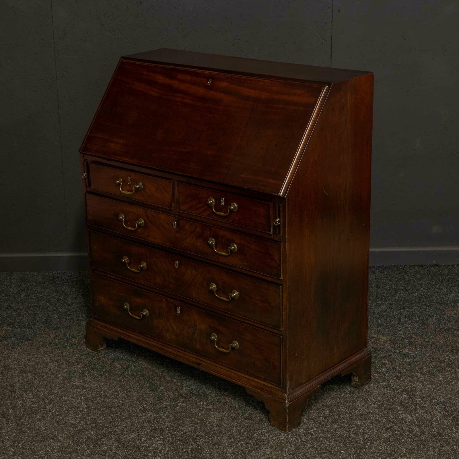 photo for sale Georgian Mahogany Bureau