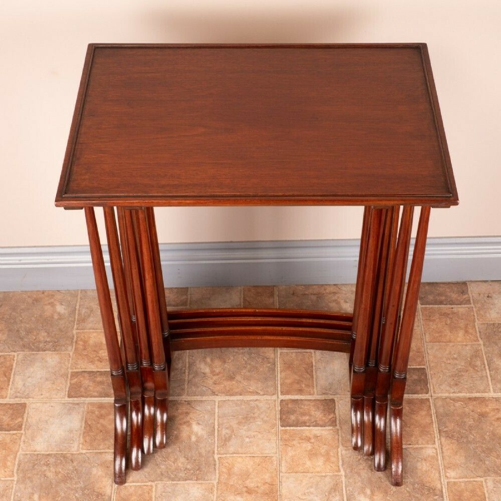 Good Quality Mahogany Quartetto Nest Of Tables photo 670.0
