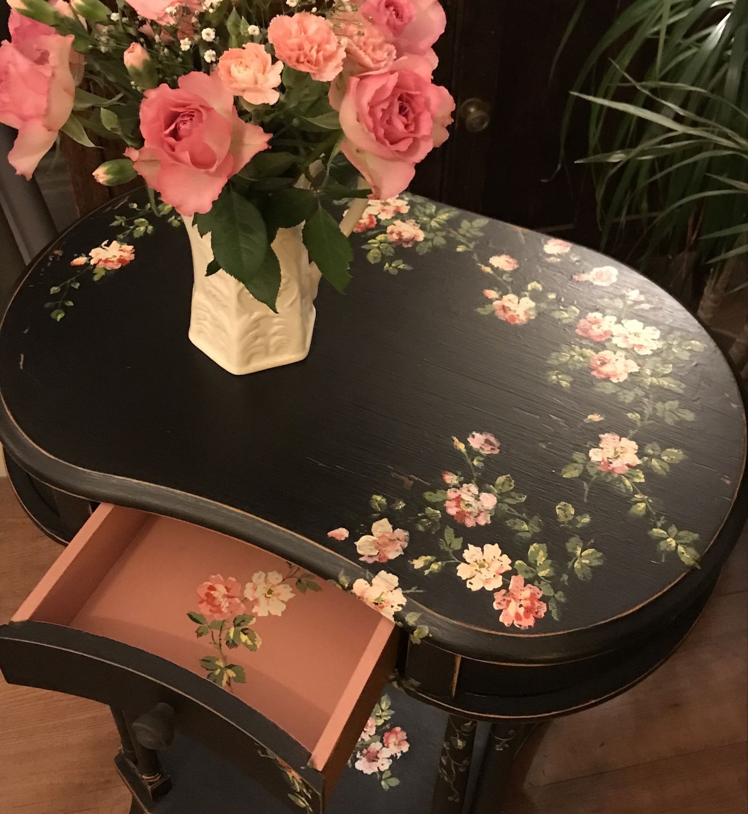 Small Painted Table, 1990s, Contemporary photo furniture