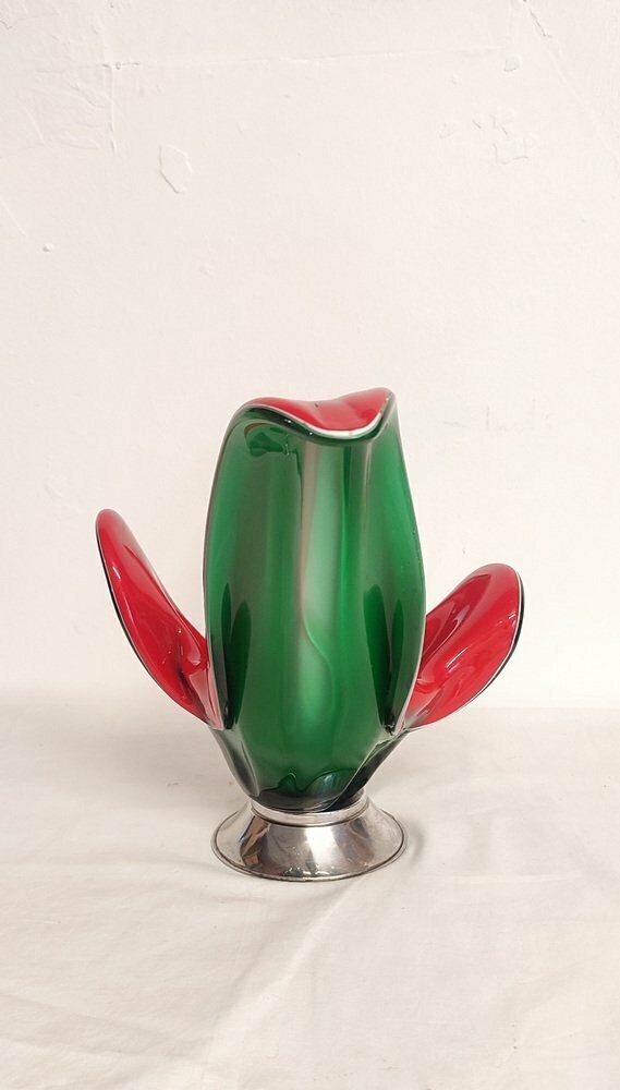 Vintage Italian Crystal Centerpiece, 1970s photo furniture