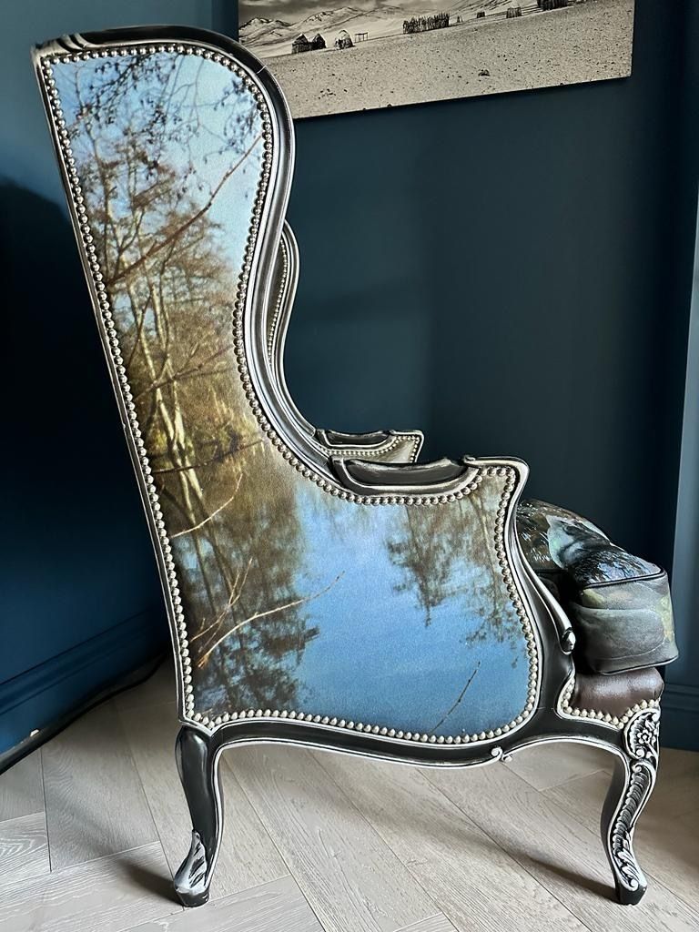 Beautiful Maurice Renoma Nature Wingback Chair photo furniture