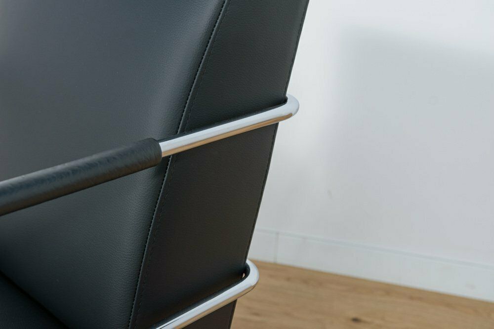 1688.0 Swedish Leather Armchair By Gunilla Allard For Lammhults, 1990s photo