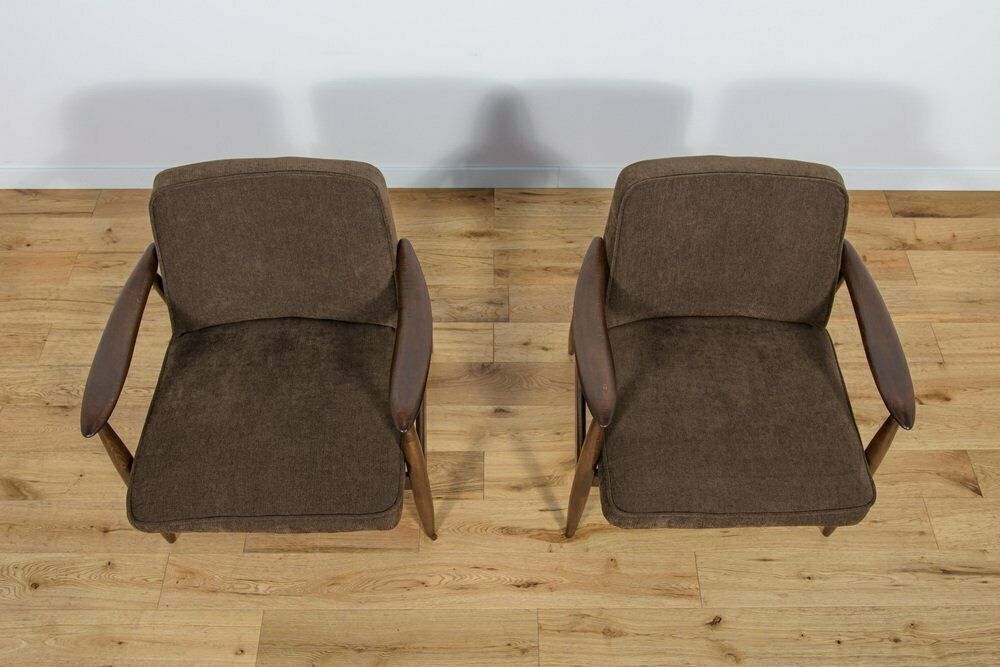 Gfm 87 Armchairs By Juliusz Kedziorek For Gościcińskie Furniture, 1960s, Set Of 2 photo for sale
