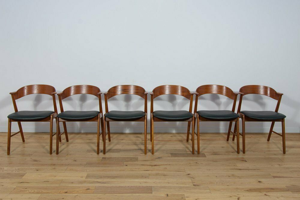 Mid Century Danish Teak Chairs From Korup Stolefabrik, Denmark, 1960s, Set Of 6 photo Furniture
