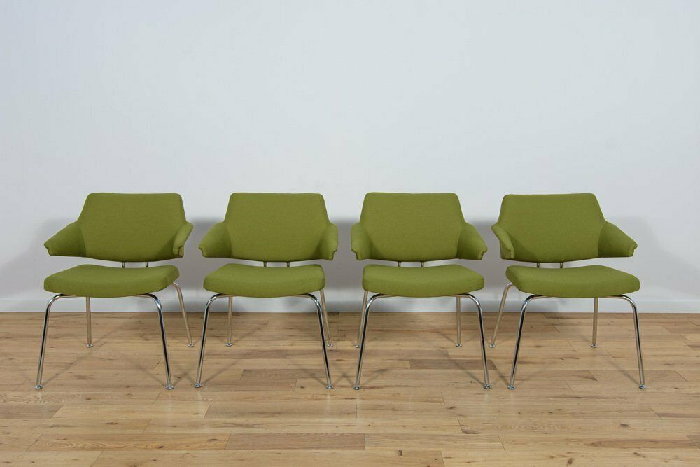 Mid Century Conference Armchairs By Jacob Jensen For Duba, 1960s, Set Of 4 photo Furniture