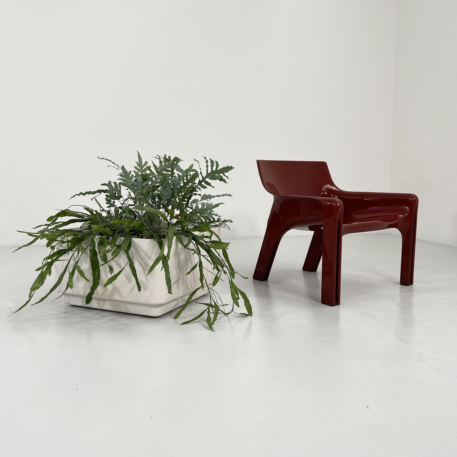 Large White Planter On Wheels Model 4686 By Anna Castelli For Kartell, 1970s photo 209.0
