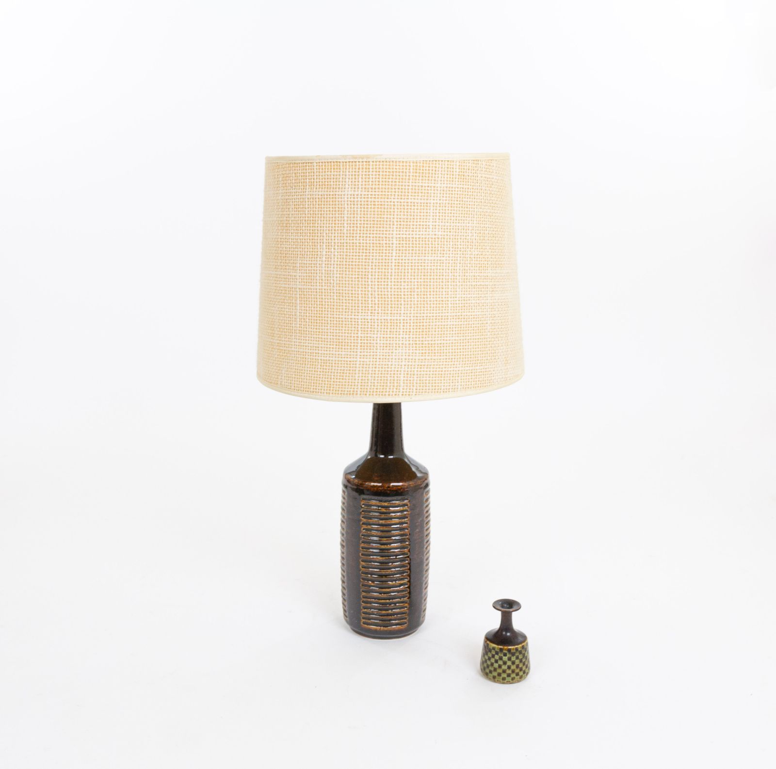 Dark Chocolate Brown Dl/30 Table Lamp By Linnemann Schmidt For Palshus, 1960s photo furniture