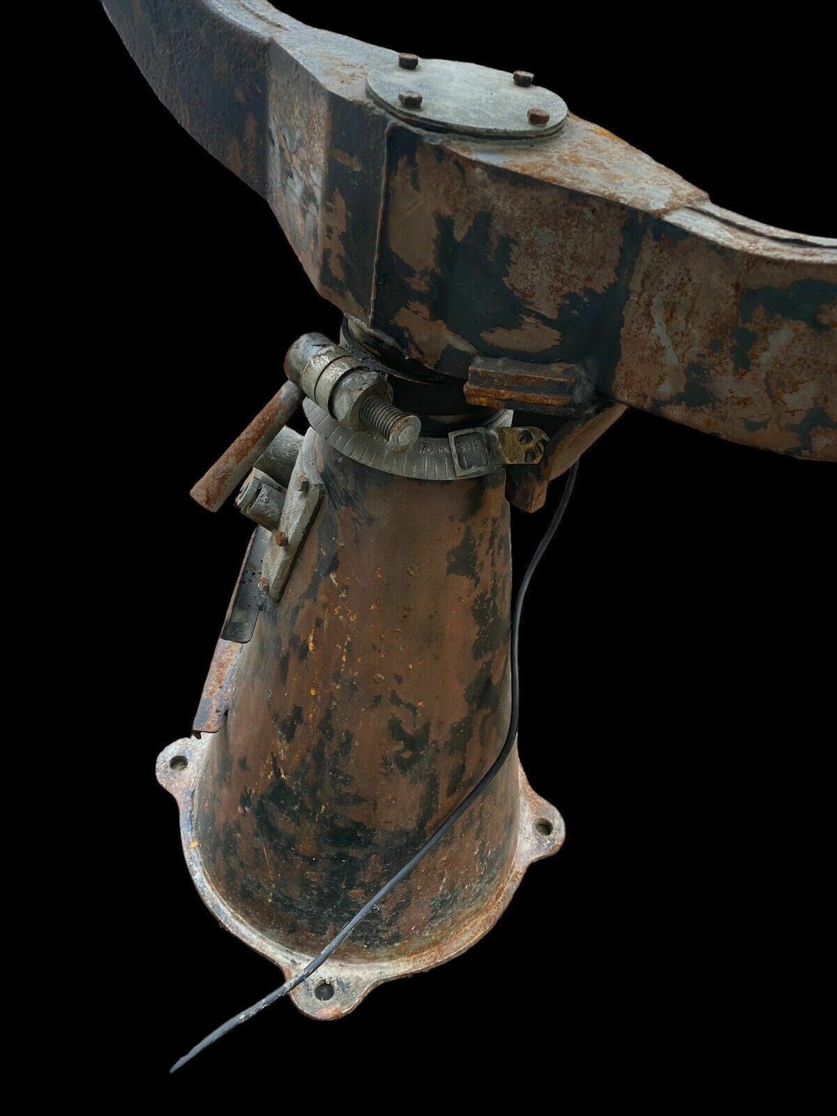 photo furniture Rare Francis 20 Inch Signalling Lamp Floor Searchlight British Naval Maritime