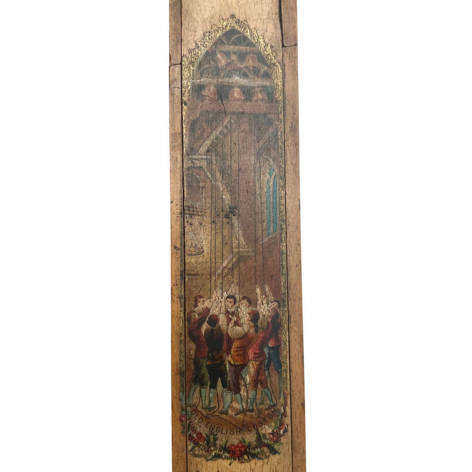 Antique Triple Pencil Box   Malta   Old English Custom   Stationers Hall   Designed In London   Printed Bavaria   Study Decor   Home Decor photo buy